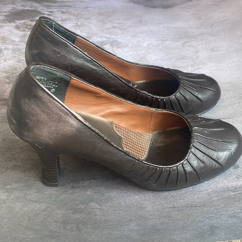 Brown Vintage Mudd Heels, Size 8, Y2K 3” High Heels